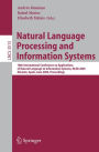 Natural Language Processing and Information Systems: 10th International Conference on Applications of Natural Language to Information Systems, NLDB 2005, Alicante, Spain, June 15-17, Proceedings