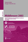 Middleware 2003: ACM/IFIP/USENIX International Middleware Conference, Rio de Janeiro, Brazil, June 16-20, 2003, Proceedings