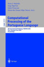 Computational Processing of the Portuguese Language: 6th International Workshop, PROPOR 2003, Faro, Portugal, June 26-27, 2003. Proceedings
