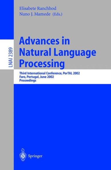 Advances in Natural Language Processing: Third International Conference, PorTAL 2002, Faro, Portugal, June 23-26, 2002. Proceedings