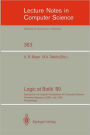 Logic at Botik '89: Symposium on Logical Foundations of Computer Science, Pereslavl-Zalessky, USSR, July 3-8, 1989, Proceedings / Edition 1