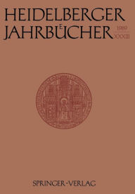 Title: Heidelberger Jahrbücher, Author: Springer Berlin Heidelberg