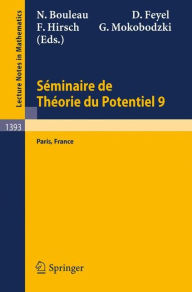 Title: Séminaire de Théorie du Potentiel Paris, No. 9 / Edition 1, Author: Nicolas Bouleau