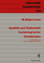 Qualitï¿½t und Testbarkeit hochintegrierter Schaltungen: Qualitï¿½tssicherung durch regelbasierte Systeme