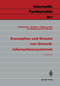 Title: Konzeption und Einsatz von Umweltinformationssystemen: Proceedings, Author: Oliver Gïnther