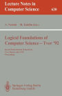 Logical Foundations of Computer Science - Tver '92: Second International Symposium, Tver, Russia, July 20-24, 1992. Proceedings