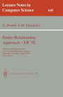 Entity-Relationship Approach - ER '92: 11th International Conference on the Entity-Relationship Approach, Karlsruhe, Germany, October 7-9, 1992. Proceedings / Edition 1