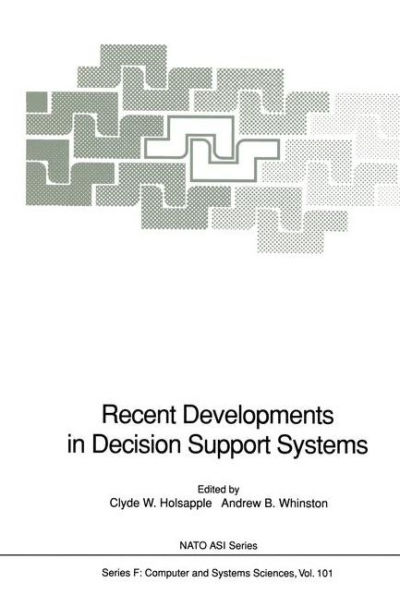 Recent Developments in Decision Support Systems / Edition 1