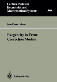 Title: Exogeneity in Error Correction Models, Author: Jean-Pierre Urbain