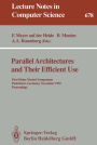 Parallel Architectures and Their Efficient Use: First Heinz Nixdorf Symposium, Paderborn, Germany, November 11-13, 1992. Proceedings