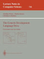 The Generic Development Language Deva: Presentation and Case Studies / Edition 1