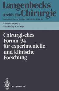 Title: 111. Kongreß der Deutschen Gesellschaft für Chirurgie München, 5.-9. April 1994, Author: Michael Trede
