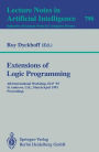 Extensions of Logic Programming: 4th International Workshop, ELP '93, St Andrews, U.K., March 29 - April 1, 1993. Proceedings / Edition 1
