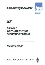 Title: Konzept einer integrierten Produktentwicklung, Author: Stefan Linner
