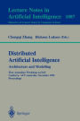 Distributed Artificial Intelligence: Architecture and Modelling: First Australian Workshop on DAI, Canberra, ACT, Australia, November 13, 1995. Proceedings