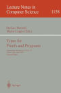 Types for Proofs and Programs: International Workshop, TYPES '95, Torino, Italy, June 5 - 8, 1995 Selected Papers / Edition 1