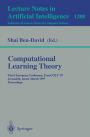 Computational Learning Theory: Third European Conference, EuroCOLT '97, Jerusalem, Israel, March 17 - 19, 1997, Proceedings
