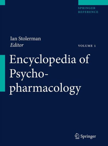 Encyclopedia of Psychopharmacology / Edition 1