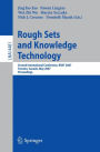 Rough Sets and Knowledge Technology: Second International Conference, RSKT 2007, Toronto, Canada, May 14-16, 2007, Proceedings