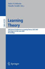 Learning Theory: 20th Annual Conference on Learning Theory, COLT 2007, San Diego, CA, USA, June 13-15, 2007, Proceedings