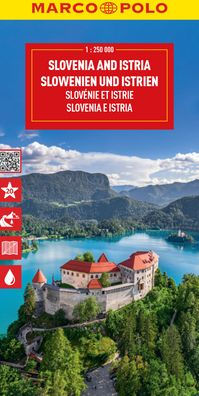 Slovenia and Istria Marco Polo Map