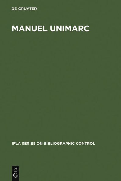 Manuel UNIMARC / Edition 5