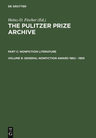 Title: General Nonfiction Award 1962 - 1993, Author: Heinz-D. Fischer