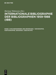 Title: Bildungswesen und Erziehung / Geographie, Kartographie, Geodäsie / Geschichte, Author: Ursula Olejniczak