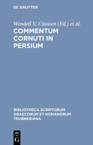 Commentum Cornuti in Persium