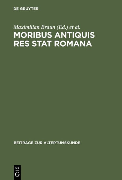 Moribus antiquis res stat Romana