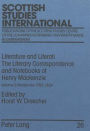 Literature and Literati. The Literary Correspondence and Notebooks of Henry Mackenzie: Volume 2/ Notebooks 1763-1824