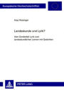 Landeskunde und Lyrik?: Vom Sonderfall Lyrik zum landeskundlichen Lernen mit Gedichten