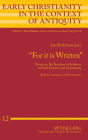 «For it is Written»: Essays on the Function of Scripture in Early Judaism and Christianity