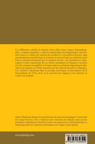 Title: Les français régionaux dans l'espace francophone, Author: Marie-Madeleine Bertucci