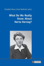 What Do We Really Know About Herta Herzog?: Exploring the Life and Work of a Pioneer of Communication Research