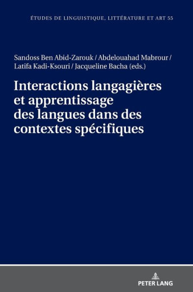 Interactions langagières et apprentissage des langues dans des contextes spécifiques