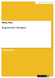 Title: Regenerative Energien, Author: Romy Voss