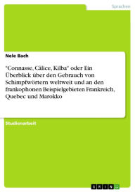 Title: 'Connasse, Câlice, Kilba' oder Ein Überblick über den Gebrauch von Schimpfwörtern weltweit und an den frankophonen Beispielgebieten Frankreich, Quebec und Marokko, Author: Nele Bach