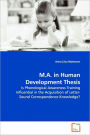M.A. In Human Development Thesis