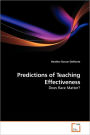 Predictions of Teaching Effectiveness