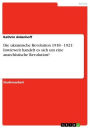 Die ukrainische Revolution 1918 - 1921: Inwieweit handelt es sich um eine anarchistische Revolution?: 1921: Inwieweit handelt es sich um eine anarchistische Revolution