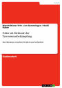 Folter als Methode der Terrorismusbekämpfung: Ein Dilemma zwischen Freiheit und Sicherheit