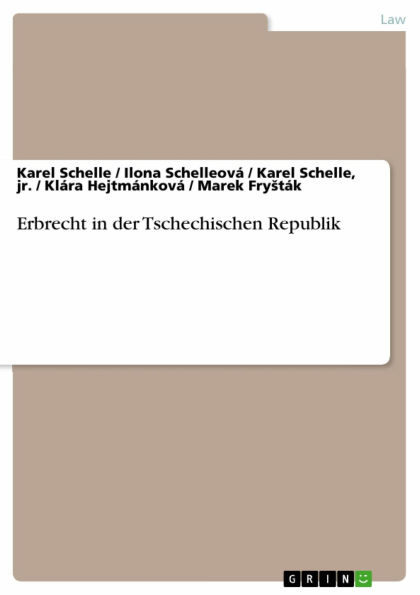 Erbrecht in der Tschechischen Republik