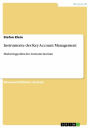 Instrumente des Key Account Management: Marketingpolitisches Instrumentarium