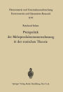 Preispolitik der Mehrproduktenunternehmung in der statischen Theorie