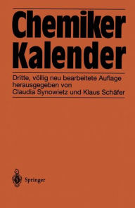 Title: Chemiker-Kalender / Edition 3, Author: C. Synowietz