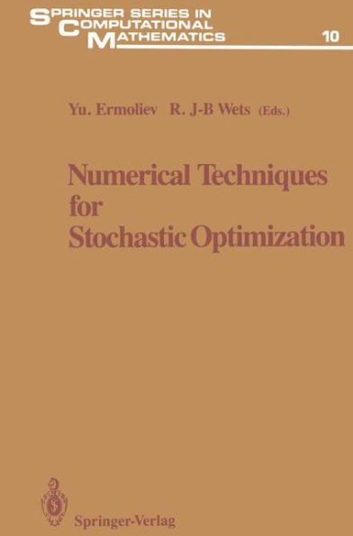 Numerical Techniques for Stochastic Optimization / Edition 1