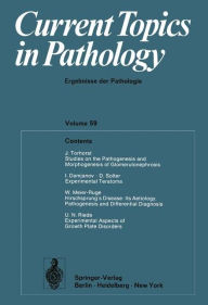 Current Topics in Pathology: Ergebnisse der Pathologie