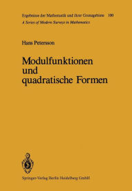 Title: Modulfunktionen und quadratische Formen, Author: H. Petersson