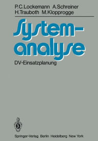 Title: Systemanalyse: DV-Einsatzplanung, Author: P.C. Lockemann